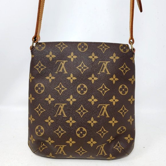 Louis Vuitton Salsa Musette Monogram Canvas Small Shoulder Bag Authentic Vintage - Picture 6 of 13